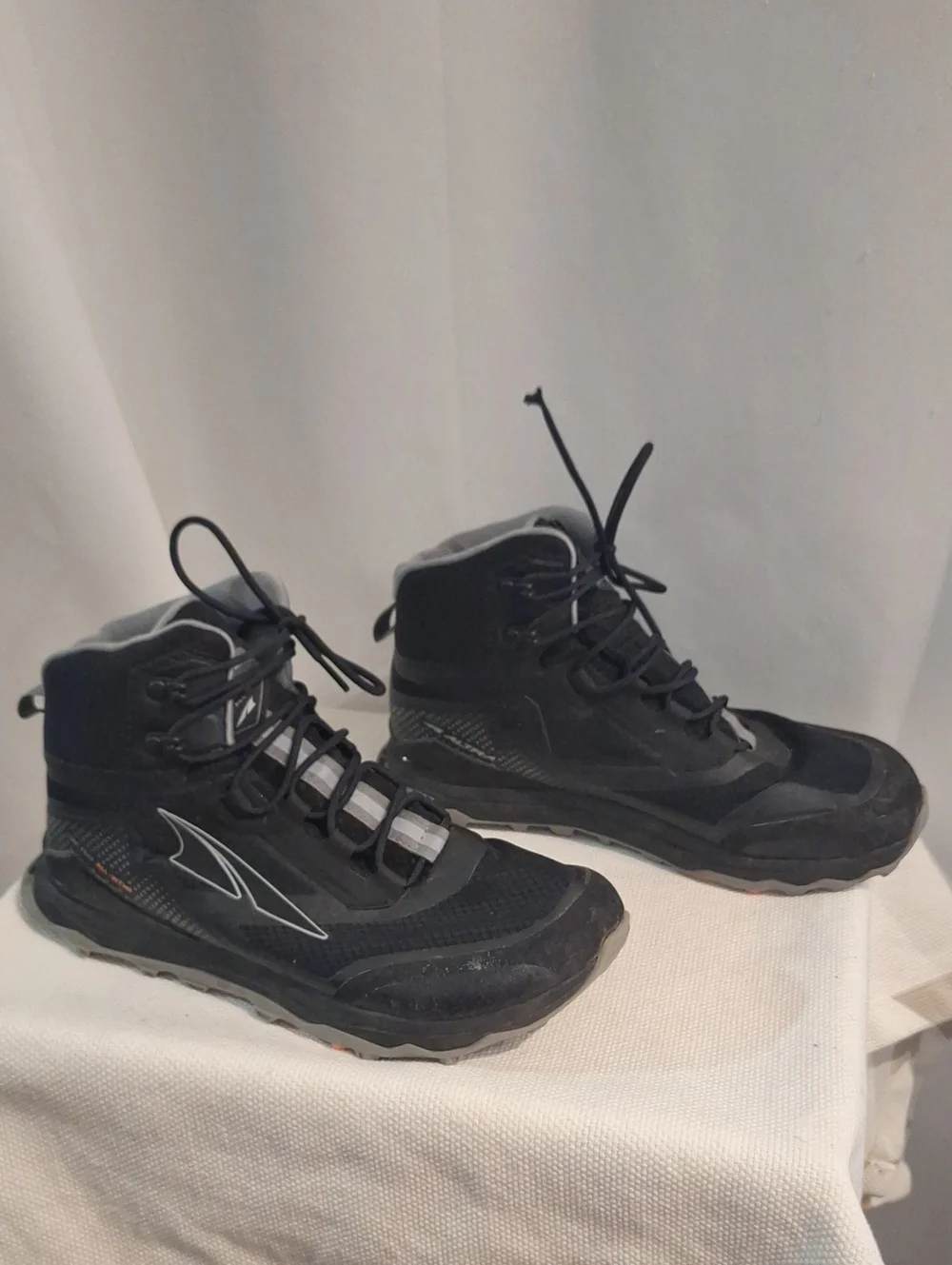 Altra Black and Gray Men's Hiking Boots